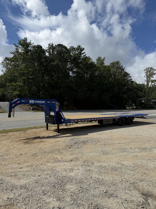 New 2027 Iron Bull FHG0236122 LEGENDARY RESERVE RUSTY WRIGHT EDITION Hydraulic Dovetail Deck over Trailer/ 12 ton / Hydraulic Jacks / Wireless Remote / Solar Panel Charger