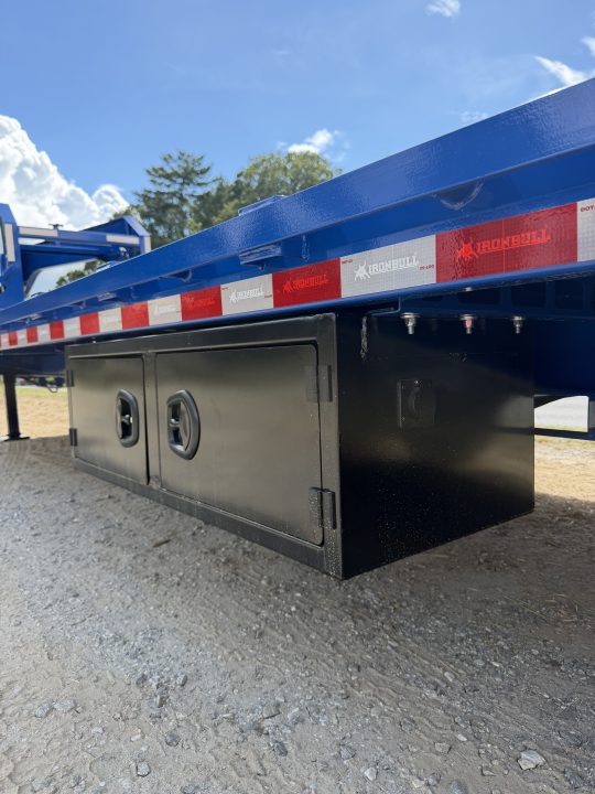 New 2027 Iron Bull FHG0236122 LEGENDARY RESERVE RUSTY WRIGHT EDITION Hydraulic Dovetail Deck over Trailer/ 12 ton / Hydraulic Jacks / Wireless Remote / Solar Panel Charger