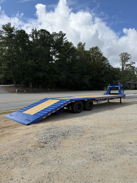 New 2027 Iron Bull FHG0236122 LEGENDARY RESERVE RUSTY WRIGHT EDITION Hydraulic Dovetail Deck over Trailer/ 12 ton / Hydraulic Jacks / Wireless Remote / Solar Panel Charger