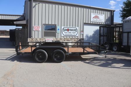 New 2026 Texas Bragg Trailers 77X14 LD Utility Trailer