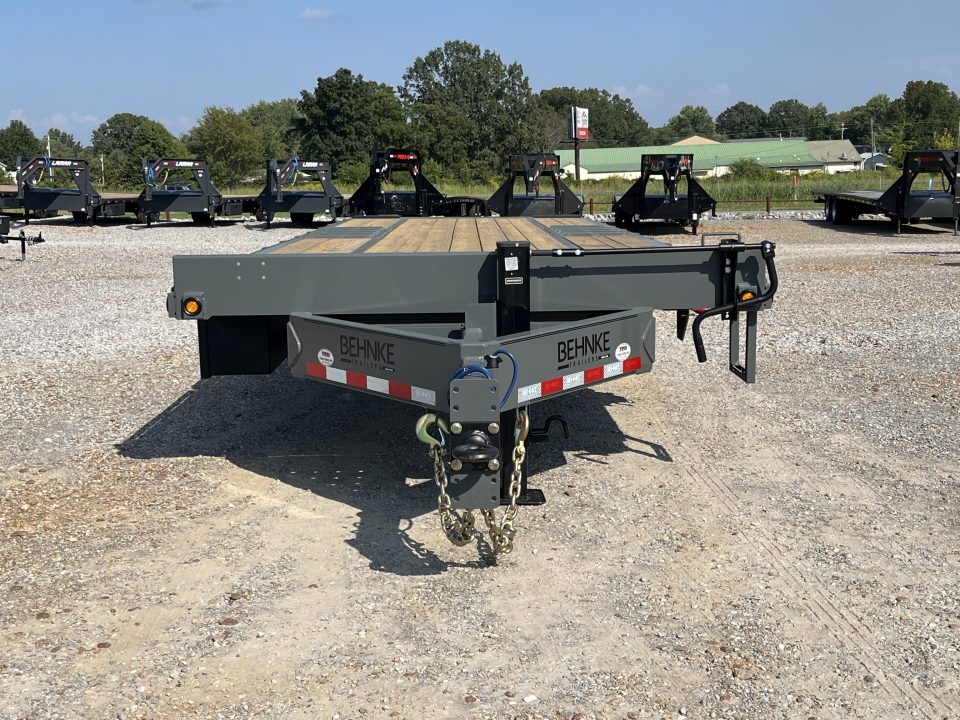 New 2027 Behnke 102" x 24' 24k Deckover Hybrid Tilt Trailer