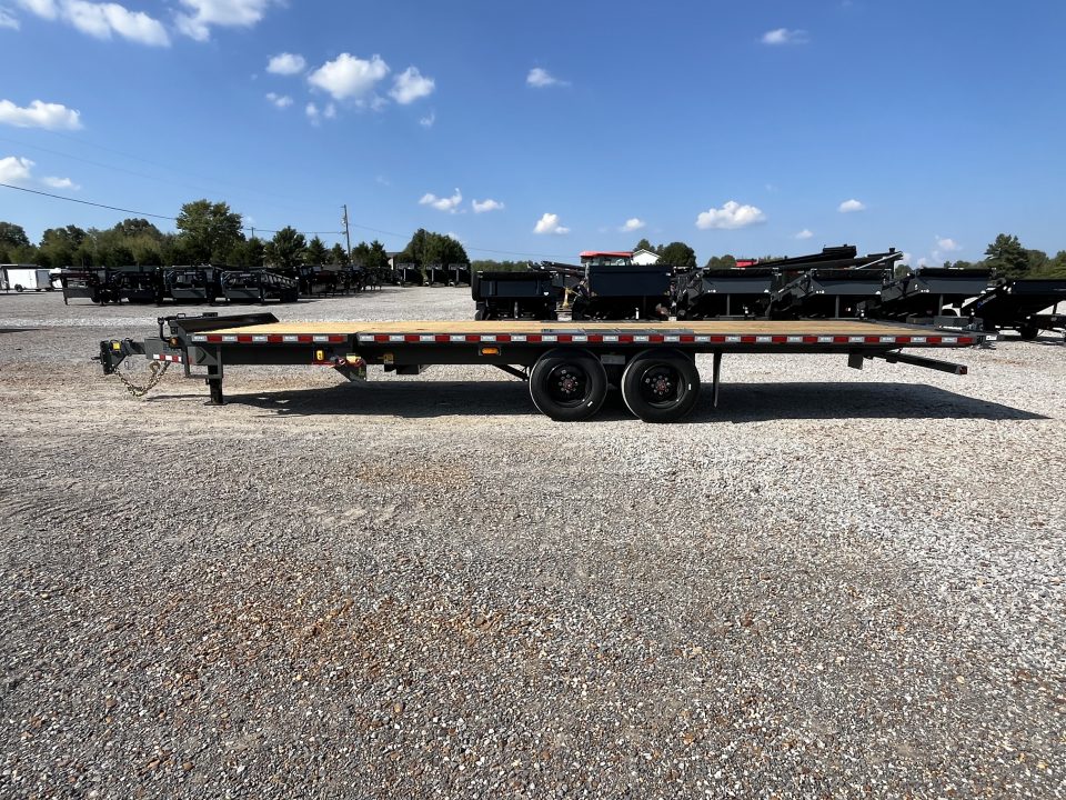 New 2027 Behnke 102" x 24' 24k Deckover Hybrid Tilt Trailer
