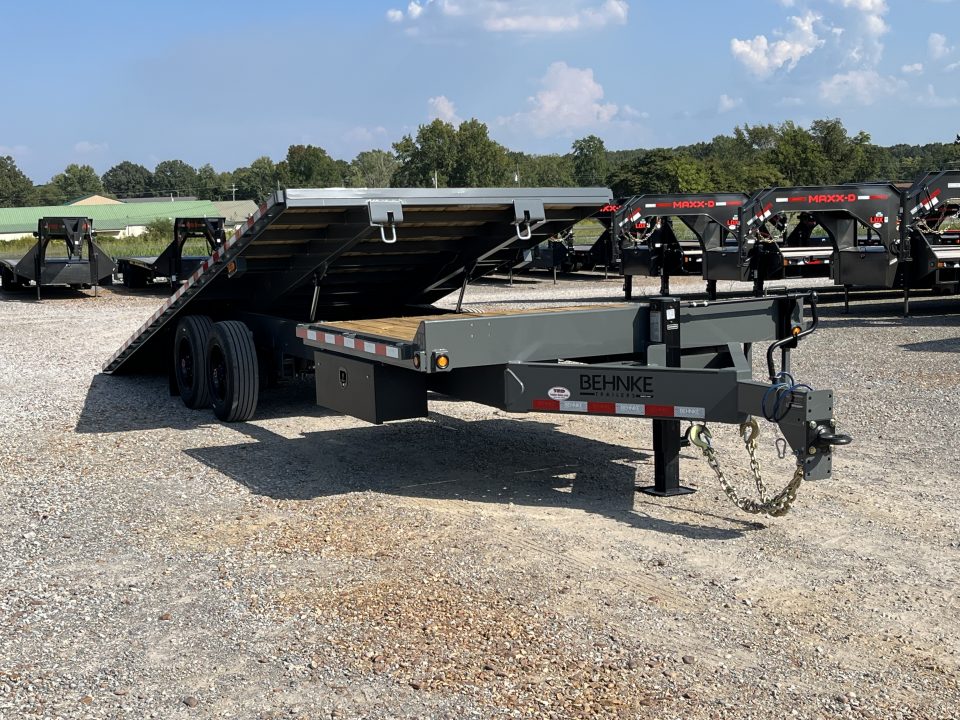 New 2027 Behnke 102" x 24' 24k Deckover Hybrid Tilt Trailer