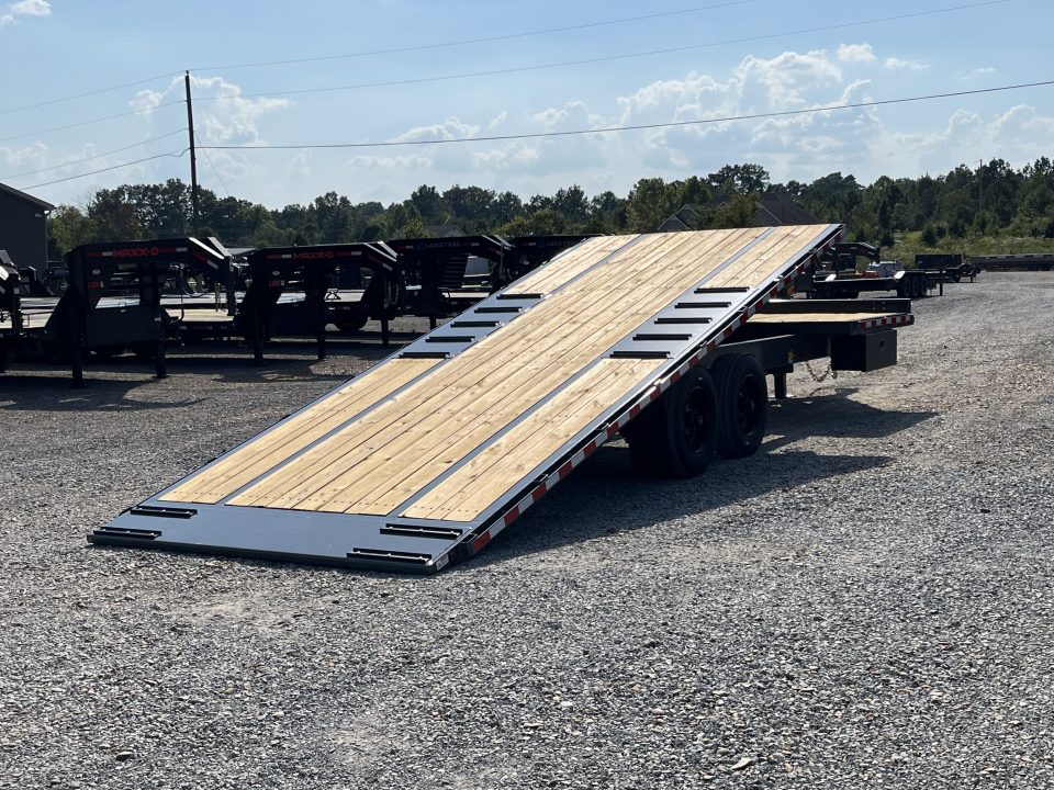 New 2027 Behnke 102" x 24' 24k Deckover Hybrid Tilt Trailer
