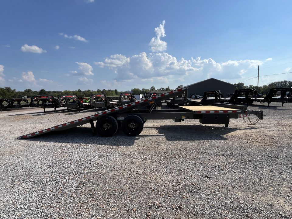 New 2027 Behnke 102" x 24' 24k Deckover Hybrid Tilt Trailer
