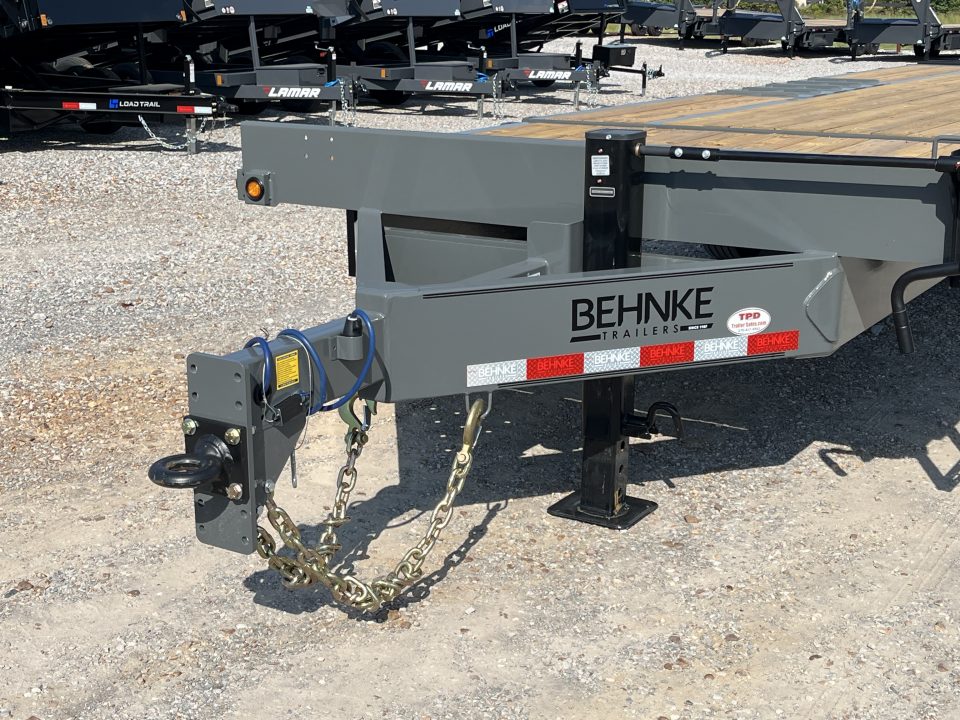 New 2027 Behnke 102" x 24' 24k Deckover Hybrid Tilt Trailer