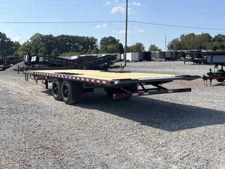 New 2027 Behnke 102" x 24' 24k Deckover Hybrid Tilt Trailer