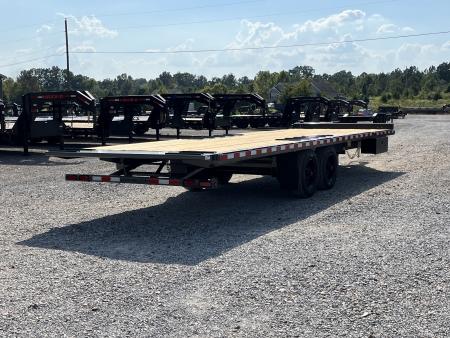 New 2027 Behnke 102" x 24' 24k Deckover Hybrid Tilt Trailer