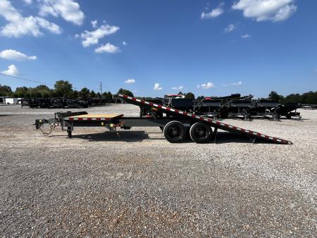 New 2027 Behnke 102" x 24' 24k Deckover Hybrid Tilt Trailer