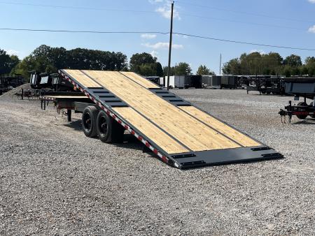 New 2027 Behnke 102" x 24' 24k Deckover Hybrid Tilt Trailer