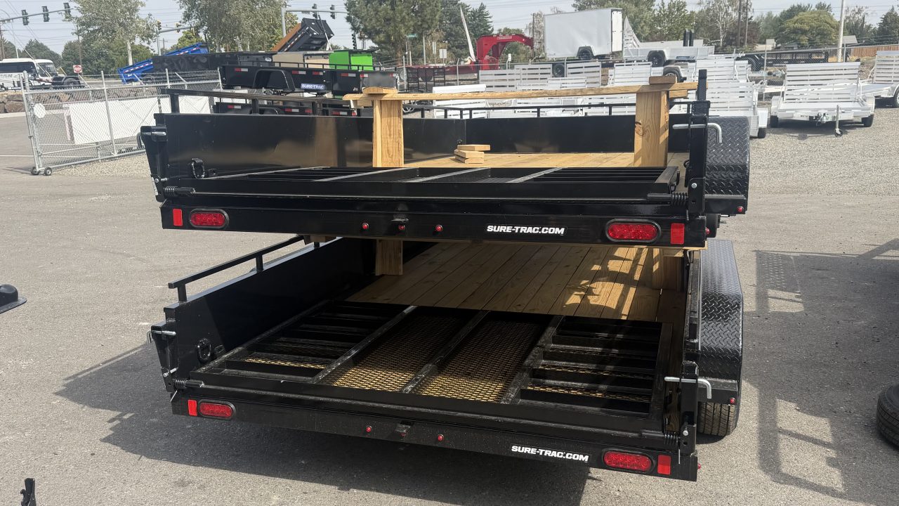 New 2027 Sure-Trac 7 x 14 Steel High Side Utility 7K Utility Trailer