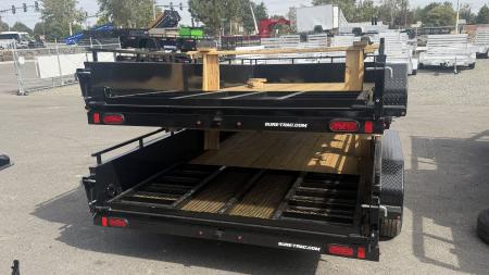 New 2027 Sure-Trac 7 x 14 Steel High Side Utility 7K Utility Trailer
