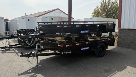 New 2027 Sure-Trac 6 x 12 Steel High Side Utility 3.5k Brake Utility Trailer