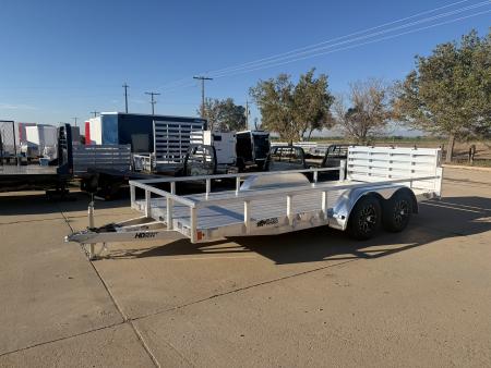 New 2027 Black Rhino 7-16 Tandem Axle Aluminum Bi-Fold Gate Utility - Landscape Series - 7K GVWR