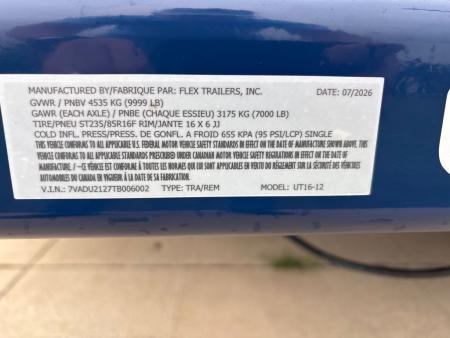 New 2026 Air Tow UT16-12 Specialty Trailer