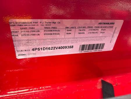 New 2027 PJ Trailers DT1J1692BSS1-SW04-VY Dump Trailer