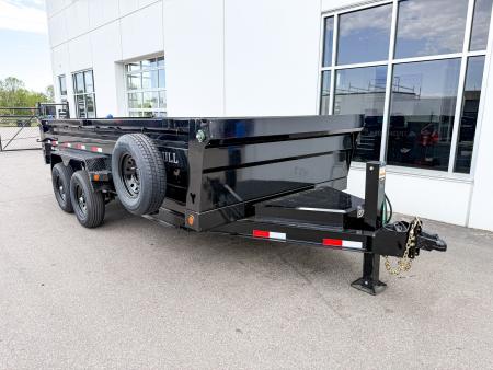 New DTB 83X16 14.9K DUMP TRAILER - BLACK