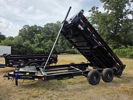 New 2027 Load Trail COMMERCIAL TELESCOPIC 83X14 DUMP TRAILER 2 FT SIDES 7 GA FLOOR 83 X 14 Dump Trailer