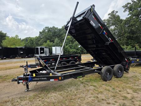 New 2027 Load Trail COMMERCIAL TELESCOPIC 83X14 DUMP TRAILER 2 FT SIDES 7 GA FLOOR 83 X 14 Dump Trailer