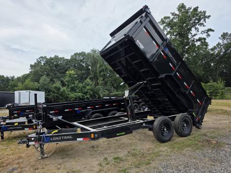 New 2027 Load Trail 48  SIDES 7ga FLOOR 83  x 14' Tandem Axle Low-Pro 83X14 7X14 Dump Trailer