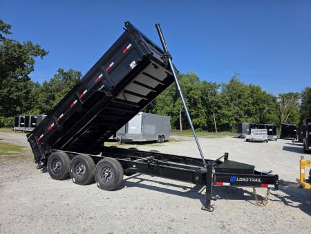 New 2027 Load Trail 83X16 21K COMMERCIAL 7GA FLOOR TELESCOPIC 36  HIGH SIDE COMMERCIAL 83 X 16 3FT Dump Trailer