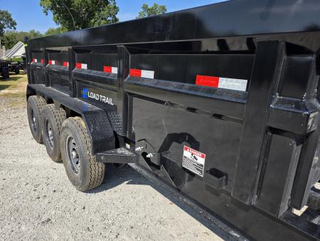 New 2027 Load Trail 83X16 21K COMMERCIAL 7GA FLOOR TELESCOPIC 36" HIGH SIDE COMMERCIAL 83 X 16 3FT Dump Trailer
