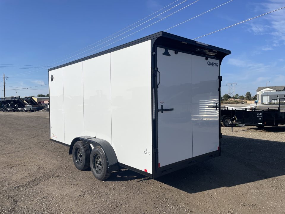 New 2027 Compass 7x16 V-Nose Cargo Trailer
