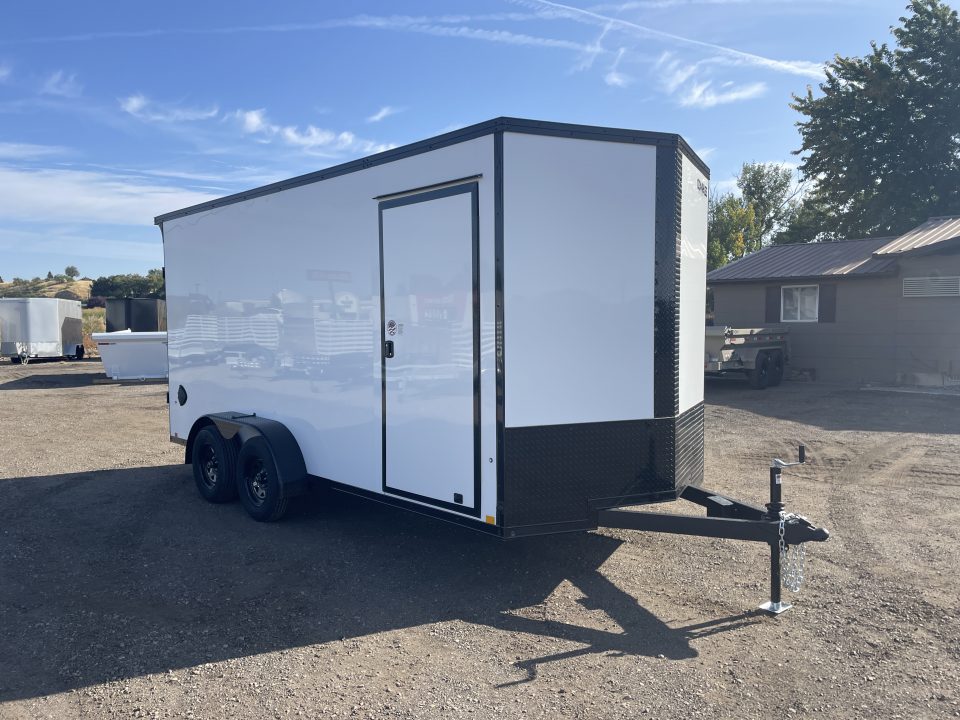 New 2027 Compass 7x16 V-Nose Cargo Trailer