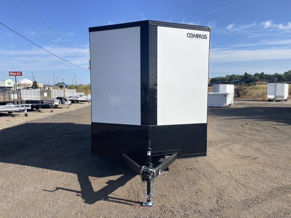New 2027 Compass 7x16 V-Nose Cargo Trailer