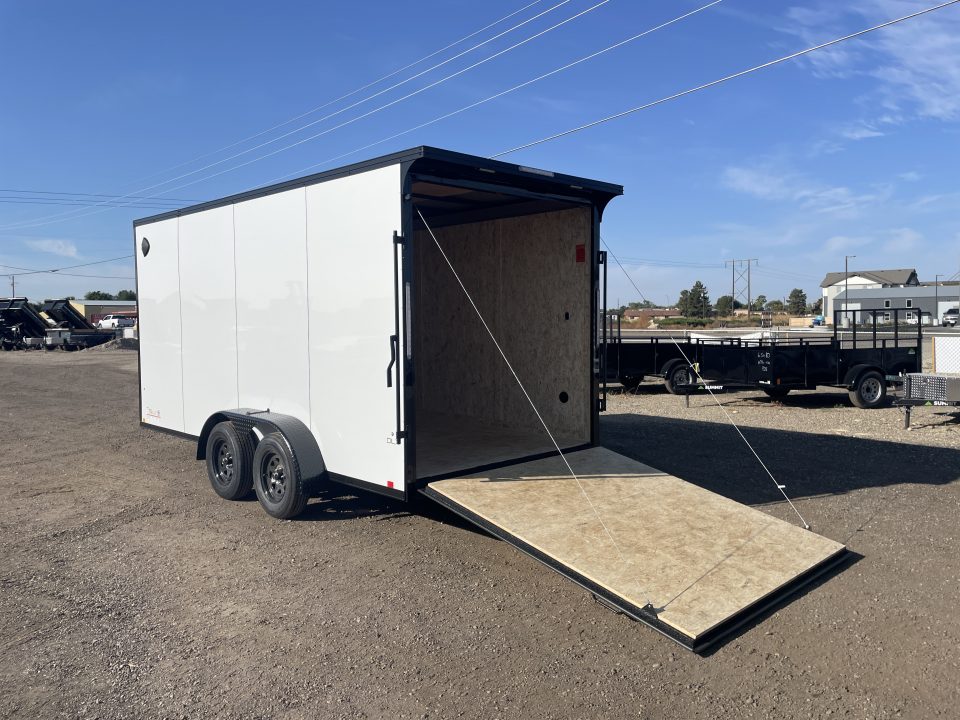 New 2027 Compass 7x16 V-Nose Cargo Trailer