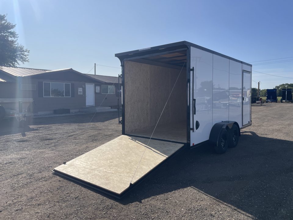 New 2027 Compass 7x16 V-Nose Cargo Trailer