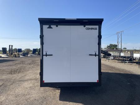New 2027 Compass 7x16 V-Nose Cargo Trailer