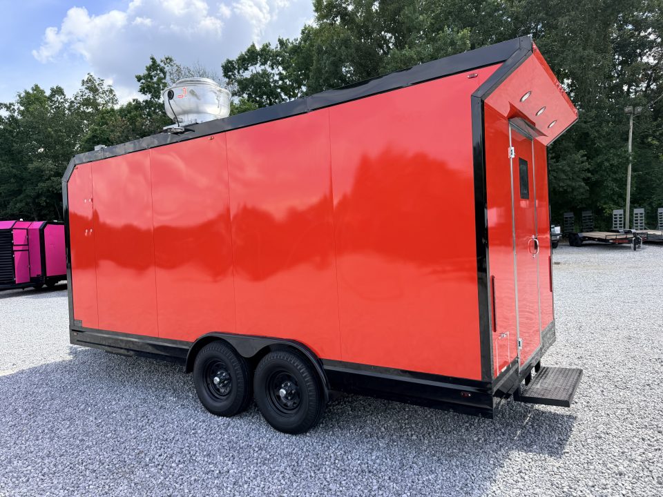 New 2026 Other 8.5X18 TA CONCESSION TRAILER FULLY EQUIPPED (FIRE SUPRESSION) BLACKOUT Concession