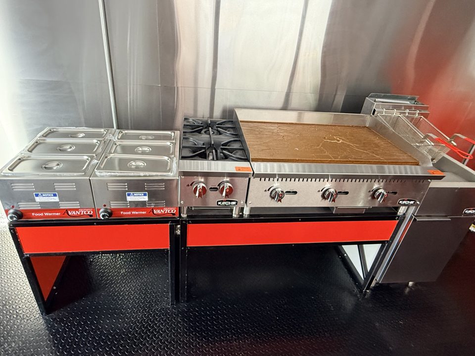 New 2026 Other 8.5X18 TA CONCESSION TRAILER FULLY EQUIPPED (FIRE SUPRESSION) BLACKOUT Concession