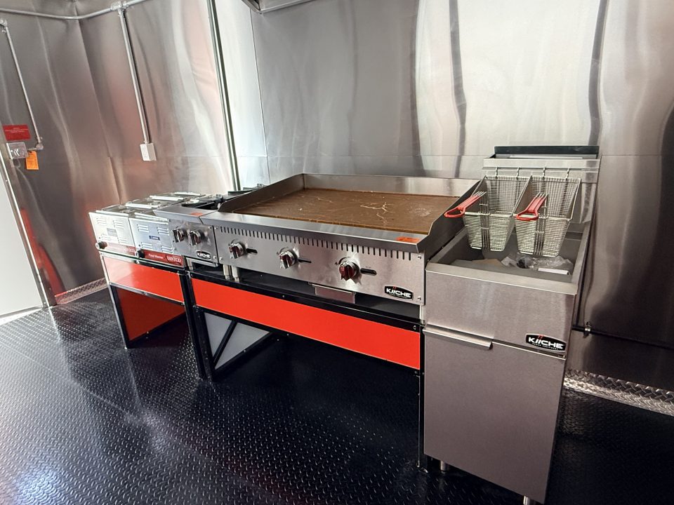 New 2026 Other 8.5X18 TA CONCESSION TRAILER FULLY EQUIPPED (FIRE SUPRESSION) BLACKOUT Concession