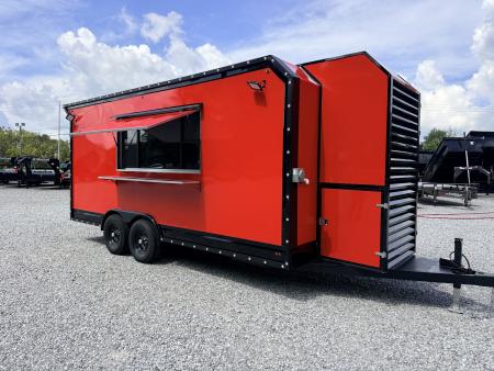 New 2026 8.5X18 TA CONCESSION TRAILER FULLY EQUIPED BLACKOUT Concession