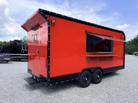New 2026 Other 8.5X18 TA CONCESSION TRAILER FULLY EQUIPPED (FIRE SUPRESSION) BLACKOUT Concession