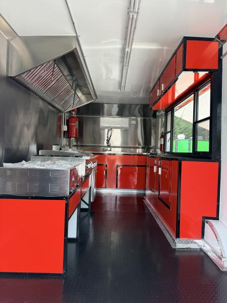 New 2026 Other 8.5X18 TA CONCESSION TRAILER FULLY EQUIPPED (FIRE SUPRESSION) BLACKOUT Concession