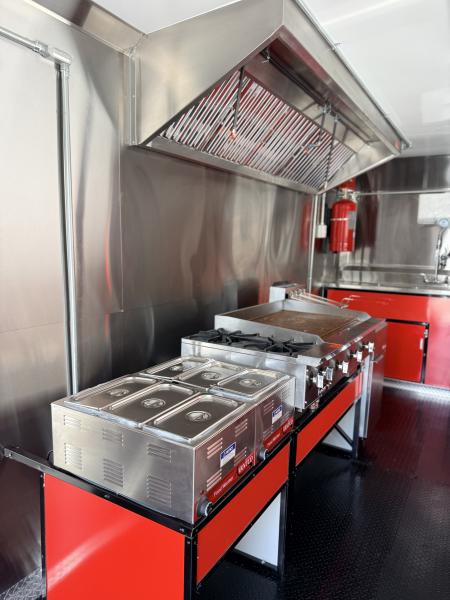 New 2026 Other 8.5X18 TA CONCESSION TRAILER FULLY EQUIPPED (FIRE SUPRESSION) BLACKOUT Concession