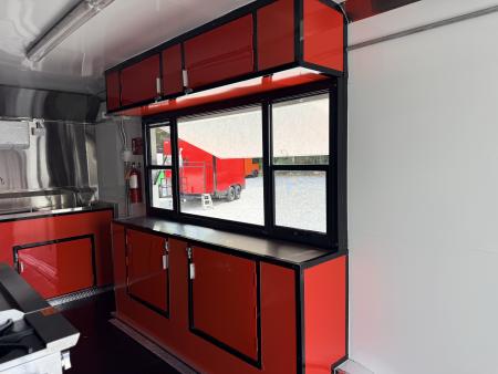 New 2026 Other 8.5X18 TA CONCESSION TRAILER FULLY EQUIPPED (FIRE SUPRESSION) BLACKOUT Concession
