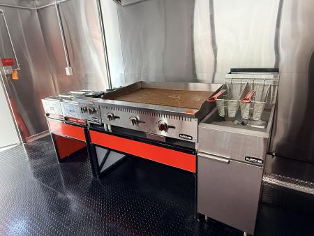 New 2026 Other 8.5X18 TA CONCESSION TRAILER FULLY EQUIPPED (FIRE SUPRESSION) BLACKOUT Concession
