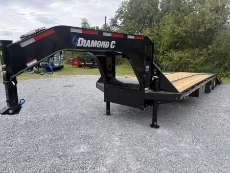 New 2027 Diamond C FMAX210 GOOSENECK TRAILER **ABS BRAKES** HYDRO JACK & DOVE ALUMINUM OUTER RIMS 14 PLY TIRES
