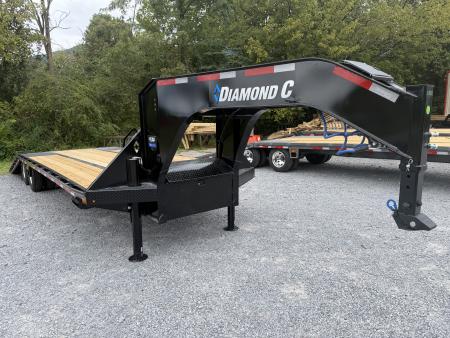 New 2027 Diamond C FMAX210 GOOSENECK TRAILER **ABS BRAKES** HYDRO JACK & DOVE ALUMINUM OUTER RIMS 14 PLY TIRES