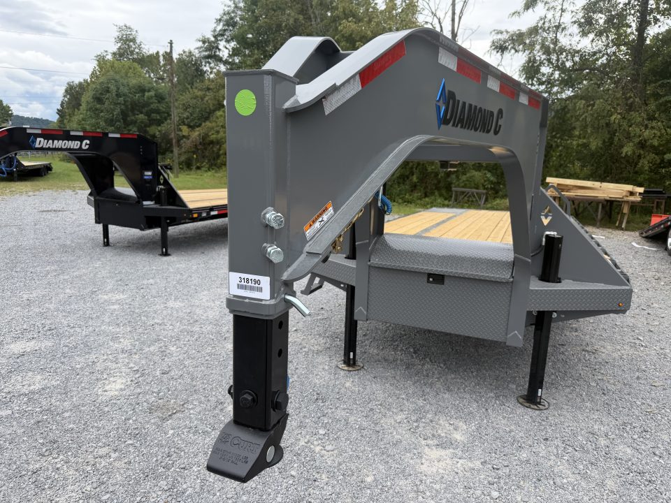 New 2027 Diamond C FMAX 212 GOOSENECK TRAILER HYDRO JACKS & DOVE ALUMINUM OUTER RIMS ** ABS BRAKES**