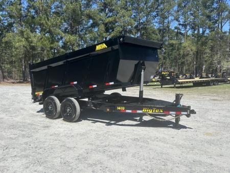 New 2027 Big Tex 14TD 7X14 Dump Trailer, 5-Stage Telescopic, 48" Sides, 7ga Floor