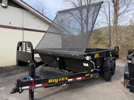 New 2027 Big Tex 14TDX 5 STAGE TELESCOPIC Dump Trailer 7X14 HYDRO JACK SOLAR CHARGER 7 GAUG FLOOR LONG ARM TARP