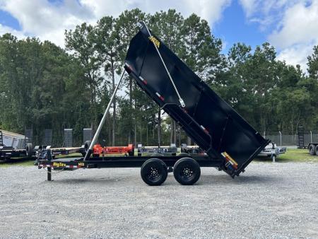New 2027 Big Tex 14TDX 7x16 Dump Trailer, HYDRO JACK SOLAR CHARGER, 4’Sides, Swing Tarp 7 GAUGE FLOOR