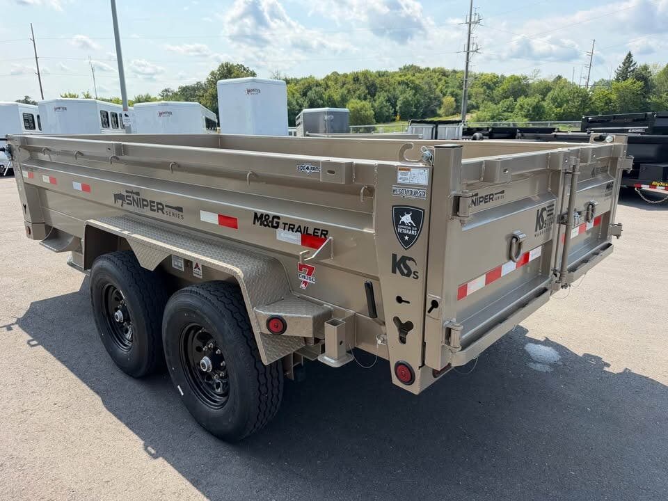 New DTB 83X14 14.9K DUMP TRAILER - SNIPER SERIES - WESTERN TAN