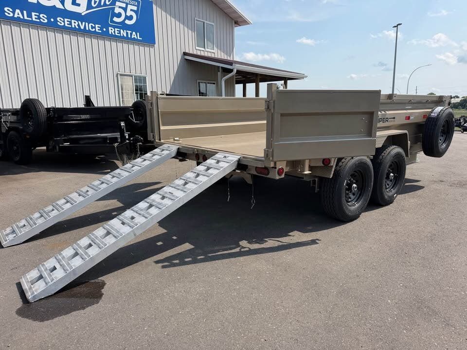 New DTB 83X14 14.9K DUMP TRAILER - SNIPER SERIES - WESTERN TAN