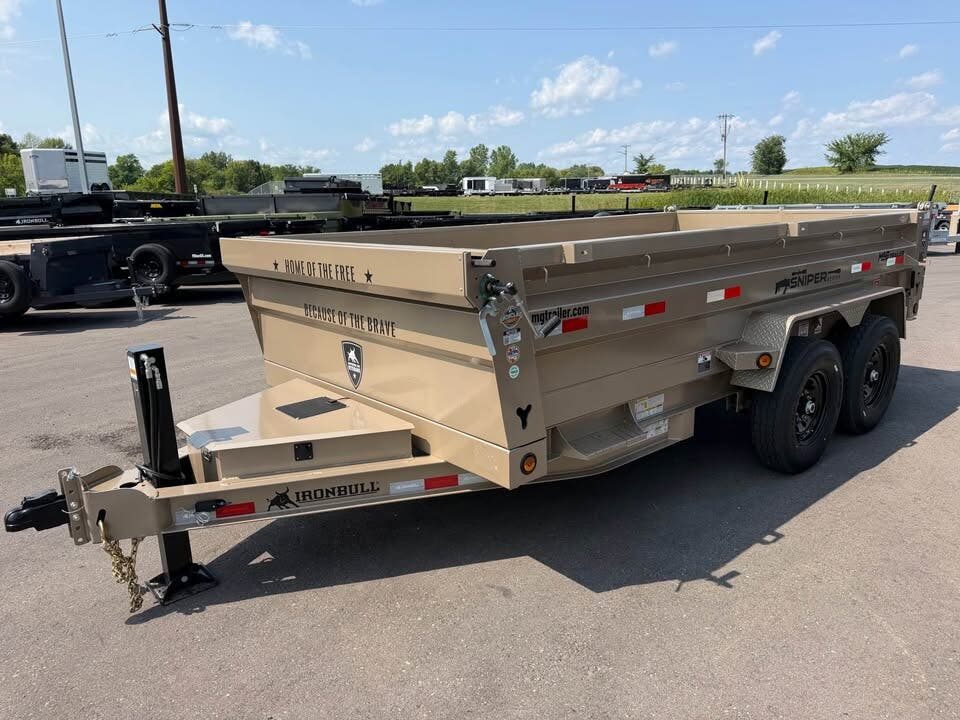 New DTB 83X14 14.9K DUMP TRAILER - SNIPER SERIES - WESTERN TAN